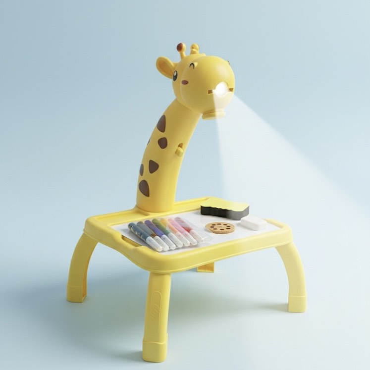 Happy Amusing Giraffe