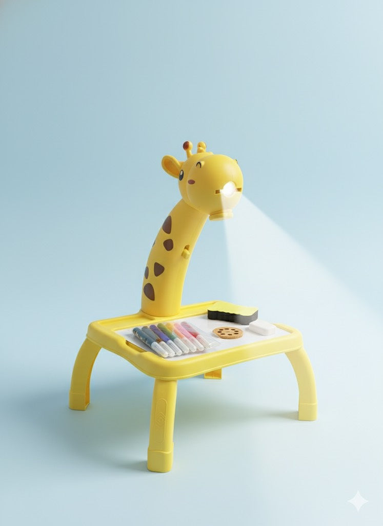 Happy Amusing Giraffe