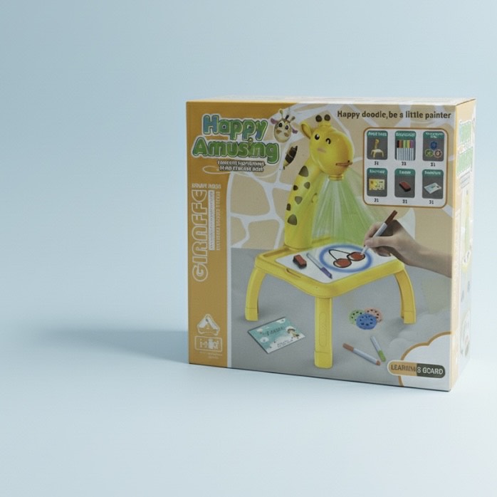 Happy Amusing Giraffe