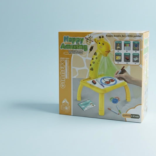 Happy Amusing Giraffe