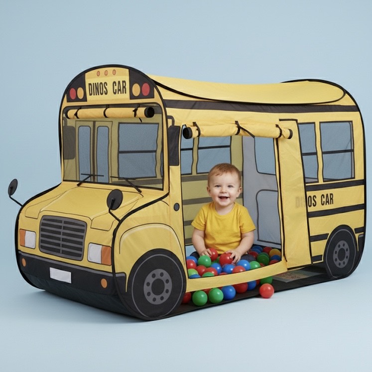 Kids Bus Tent Playhouse